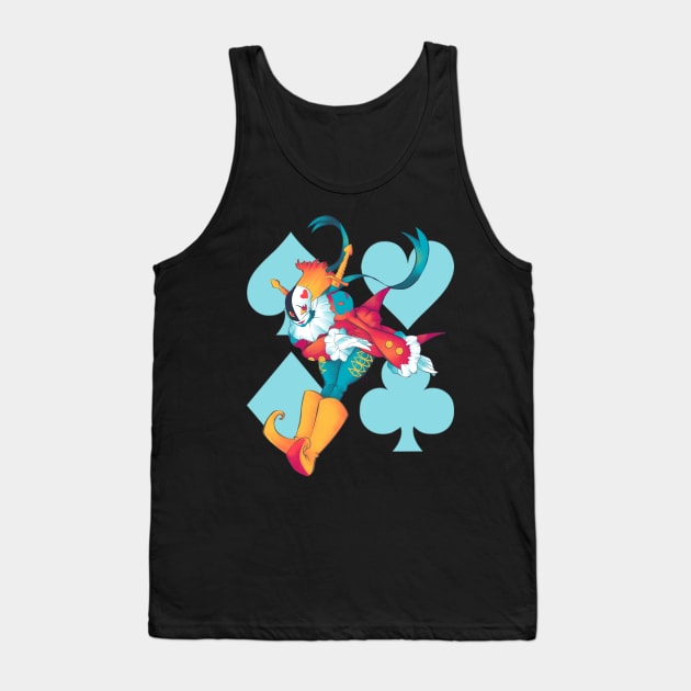 Clown Trick Tank Top by WorryBot